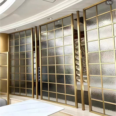 Καλή τιμή Foshan MXL Shiny Gold 304 Stainless Steel Screen&Dividers For Dining Room σε απευθείας σύνδεση