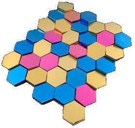 Καλή τιμή Κωνικό Κονέξιο Σχεδιασμό Μεταλλικό ανοξείδωτο χάλυβα Μοζαϊκό κλαμπ ξενοδοχείο εσωτερική διακόσμηση σε απευθείας σύνδεση