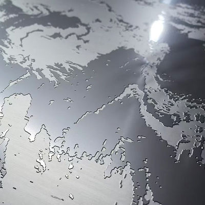 Καλή τιμή 2438mm 3048mm 3000mm 4000mm 304 Διαφορετικό βάθος μοτίβου Έκδεση Πλάκα από ανοξείδωτο χάλυβα σε απευθείας σύνδεση