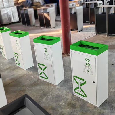 Καλή τιμή Προσαρμοσμένα σκουπιδοτενεκέ εξωτερικού από ανοξείδωτο χάλυβα Μεταλλικά προϊόντα GB Standard σε απευθείας σύνδεση