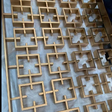 Καλή τιμή Κοίλη Σχεδίαση Διαχωριστικό Τοίχου Σαλόνι από Ανοξείδωτο Χάλυβα Διακόσμηση Έργου Ξενοδοχείου σε απευθείας σύνδεση