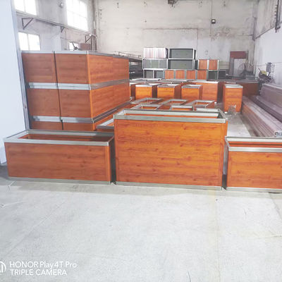 Καλή τιμή Ξύλο Σπόρος Χρώμα Κήπος Επικοινωνιακά έπιπλα Μεγάλο ορθογώνιο μεταλλικό φυτώριο Εξωτερικό Αλουμινίου Φυτώριο Κουτί Ατσάλι σε απευθείας σύνδεση