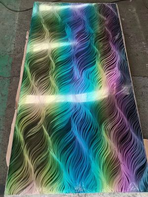 Καλή τιμή Colorful Gradient Stainless Steel Plate - Modern Art Decoration And Personalized Design σε απευθείας σύνδεση