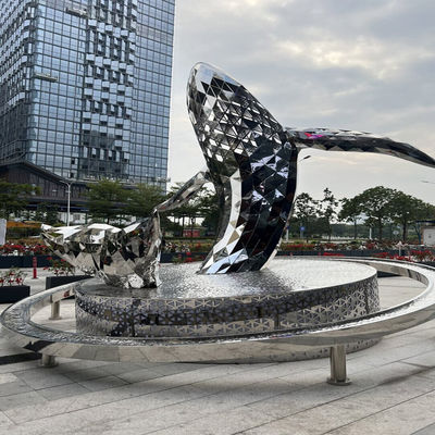 Καλή τιμή Σχεδιασμός Τέχνης 304 Κίνα Εργοστάσιο Γλυπτικής από Ανοξείδωτο Χάλυβα Για Εξωτερικούς Χώρους σε απευθείας σύνδεση