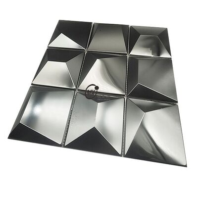 Καλή τιμή 3D Στερεοσκοπικός Καθρέφτης Τοίχου Μπαρ Εστιατόριο Ξενοδοχείο Διακόσμηση Σαλόνι μεταλλικό Μωσαϊκό σε απευθείας σύνδεση