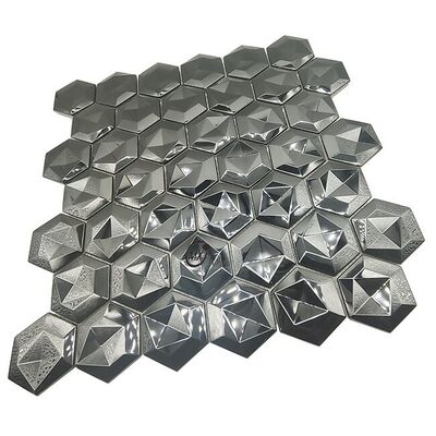 Hot Sale Factory - Direct Rhombus Irregular Diamond Shape Metal Stainless Steel Mosaic - Competitive Price