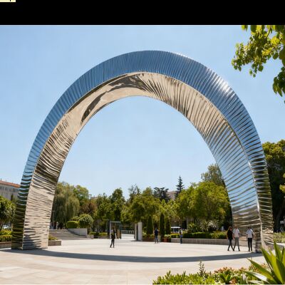 Το έργο του Κέντρου Αρχιτεκτονικής Arc Silver 316L Bright Mirror