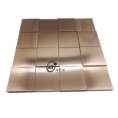 304 201 Ατσάλινο Μοζαϊκό Ανθεκτικό στη διάβρωση και αδιάβροχο Για εστιατόρια ξενοδοχεία μπάνια Τέχνη Διακόσμηση τοίχου