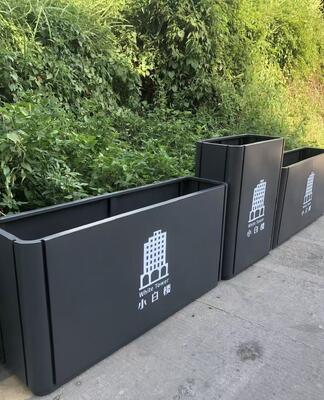 Καλή τιμή Προσαρμόσιμο Υπαίθριο Φυτευτήρι από Ανοξείδωτο Χάλυβα με Τρύπες Αποστράγγισης σε απευθείας σύνδεση