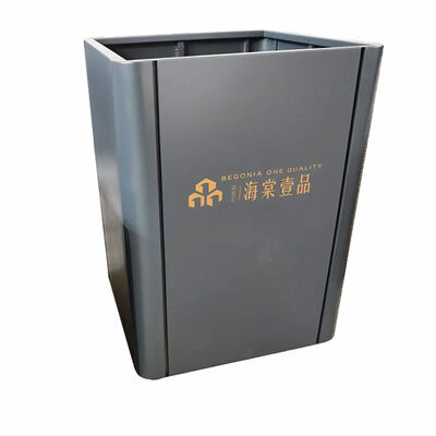 Καλή τιμή Μοντέρνο Γεωμετρικό Πλαίσιο Φυτευτή από Ανοξείδωτο Χάλυβα με Γυάλινα Ένθετα σε απευθείας σύνδεση