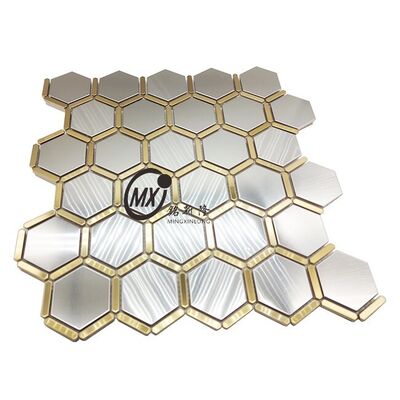 Καλή τιμή Μωσαϊκά από ανοξείδωτο χάλυβα με σχέδιο τούβλου για διακόσμηση βιομηχανικού στυλ σε απευθείας σύνδεση