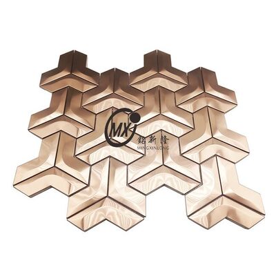 Καλή τιμή Επένδυση εξωτερικού τοίχου από ανοξείδωτο μωσαϊκό ανθεκτικό στις καιρικές συνθήκες σε απευθείας σύνδεση