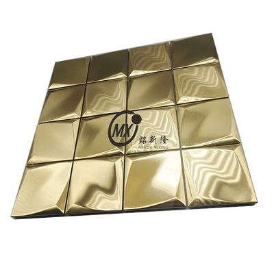 Καλή τιμή Barcode Pattern Stainless Steel Mosaic for Modern Retail Shop Decoration σε απευθείας σύνδεση