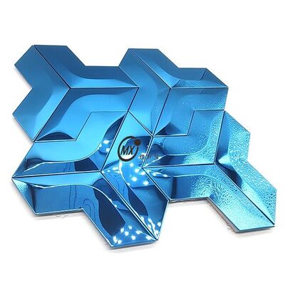 Καλή τιμή PVD Χρώμα Μαύρο Αντίκα Ορείχαλκος Μεταλλικό Μωσαϊκό από Ανοξείδωτο Χάλυβα σε απευθείας σύνδεση