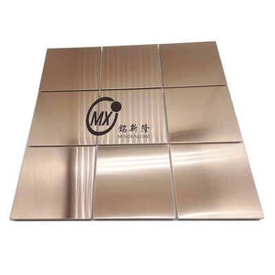 Καλή τιμή Πλάκα κουζίνας Μπάνιο Τοίχος Μεταλλικό Μωσαϊκό σε απευθείας σύνδεση