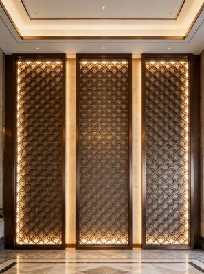 Καλή τιμή Chinese Zen Style Stainless Steel Meditation Space Divider σε απευθείας σύνδεση