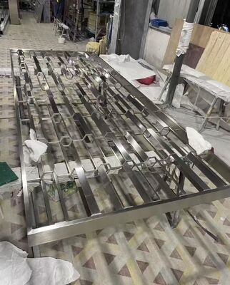 Καλή τιμή Διαχωριστικό δωματίου από ανοξείδωτο χάλυβα με μαύρο φινίρισμα σε απευθείας σύνδεση