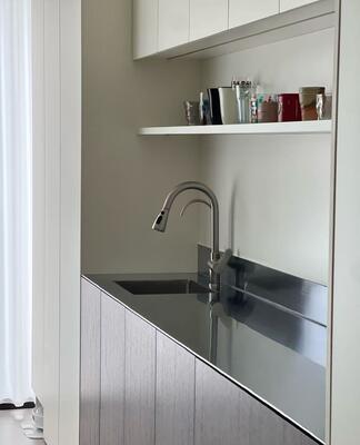 Καλή τιμή 15 ιντσών ανθεκτικό στις γρατζουνιές, από ανοξείδωτο χάλυβα, προετοιμαστικό νεροχύτη. σε απευθείας σύνδεση