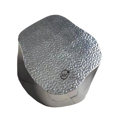 Καλή τιμή Sliver Mirror Σφυρηλατημένο/Εκτυπημένο Ατσάλι Νέφος Νηστευτικό Τραπέζι Καφέ Σύνολο Σύγχρονο Λοξοφόρο Έπιπλο Σπιτιού σε απευθείας σύνδεση