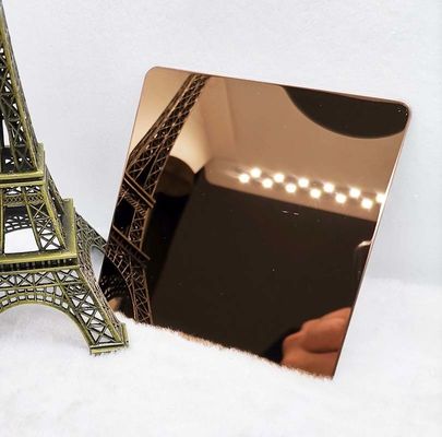 Καλή τιμή 0,55 3mm γυαλισμένος καθρέφτης κόκκινος χαλκός φύλλων ανοξείδωτου για τη διακόσμηση τοίχων σε απευθείας σύνδεση